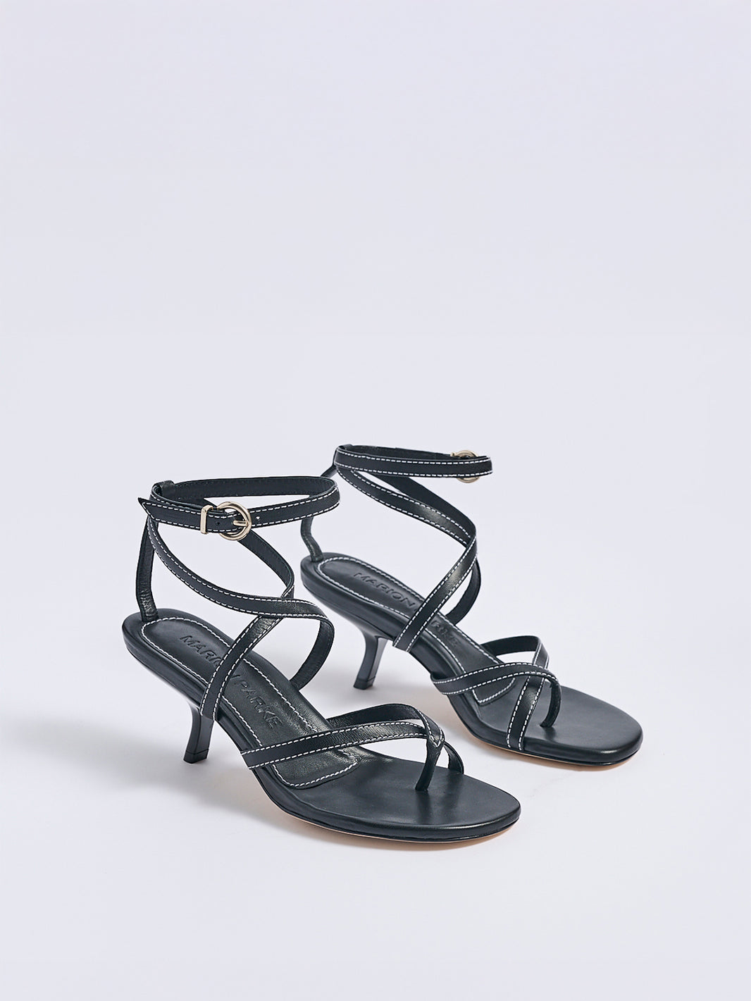 Geri Angled Heel | Black