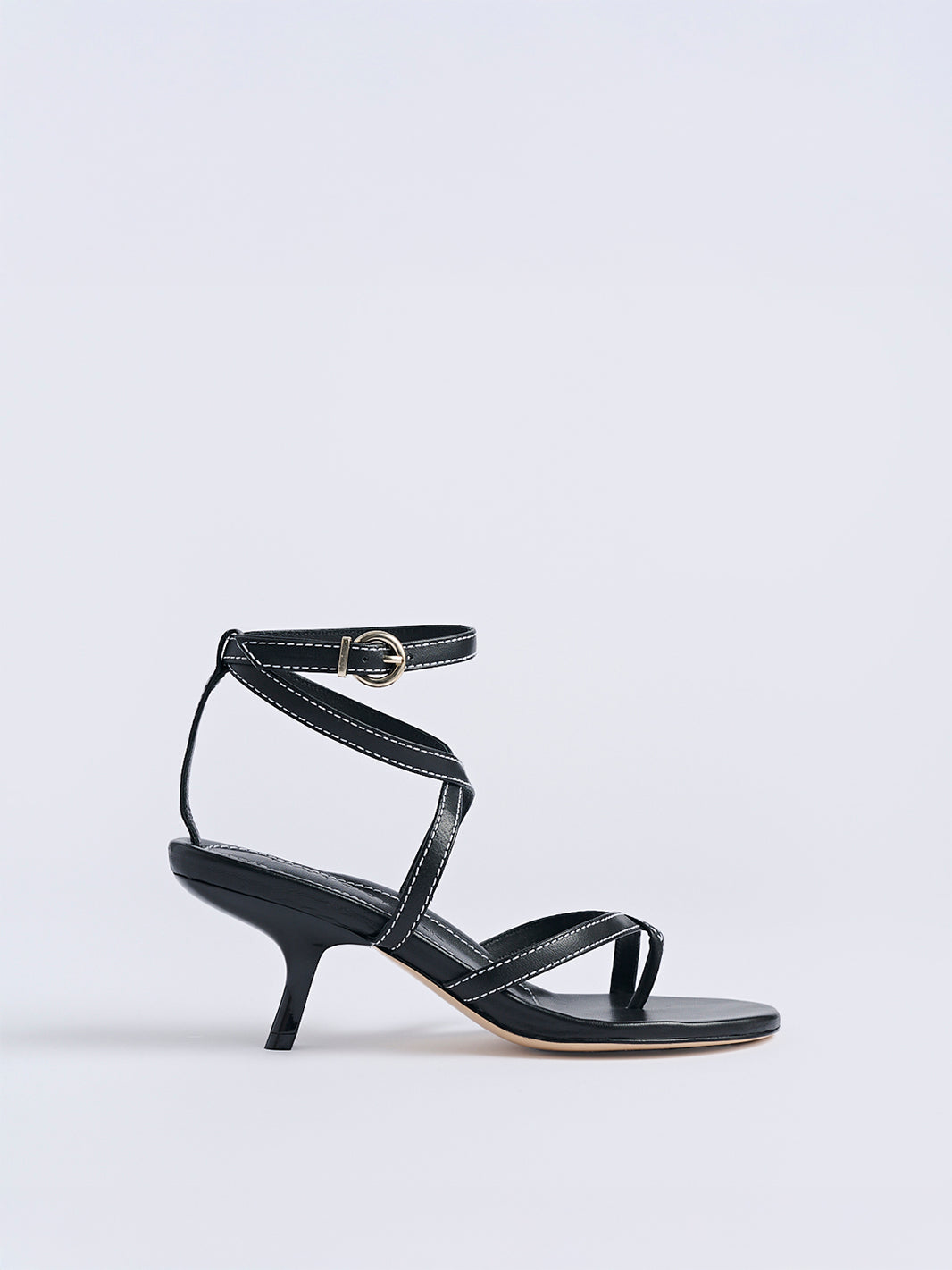 Geri Angled Heel | Black