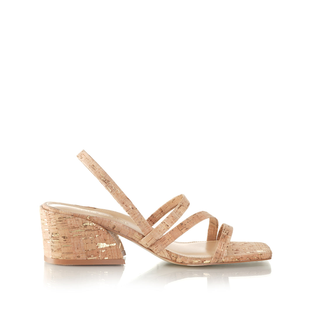Mitzi 50 Slingback | Gold Speckled Cork