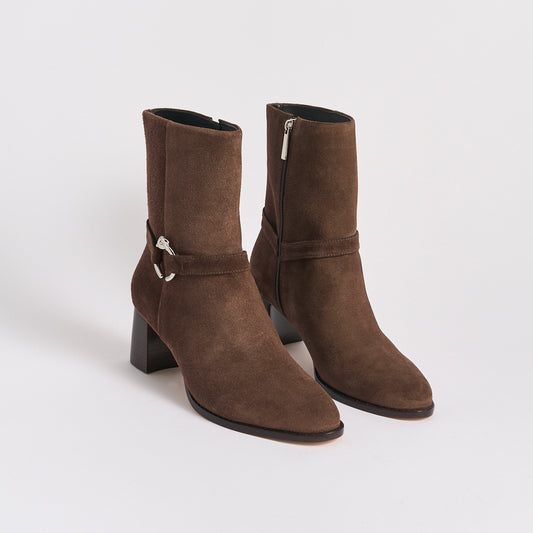 Morgan Bootie | Chocolate