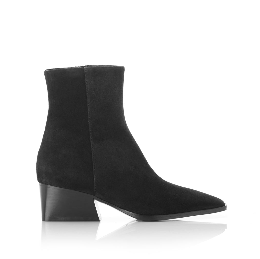 Pauline 50 Bootie | Black Suede