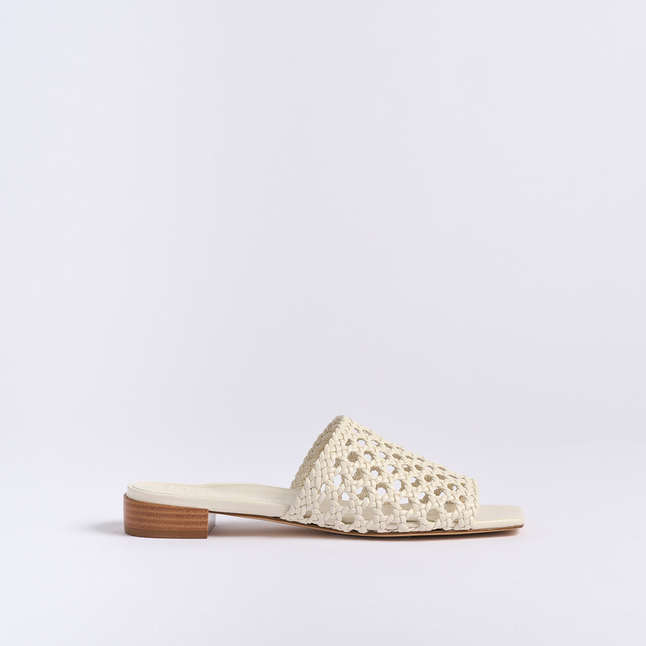 Sabrina Flat Sandal | Ivory