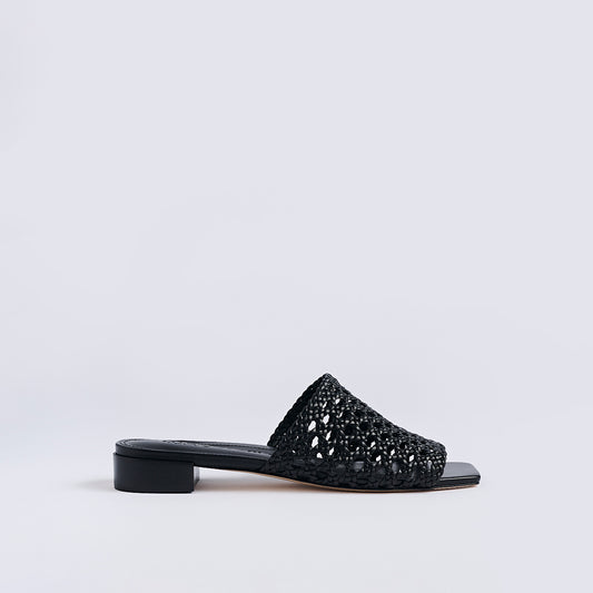 Sabrina Flat Sandal | Black