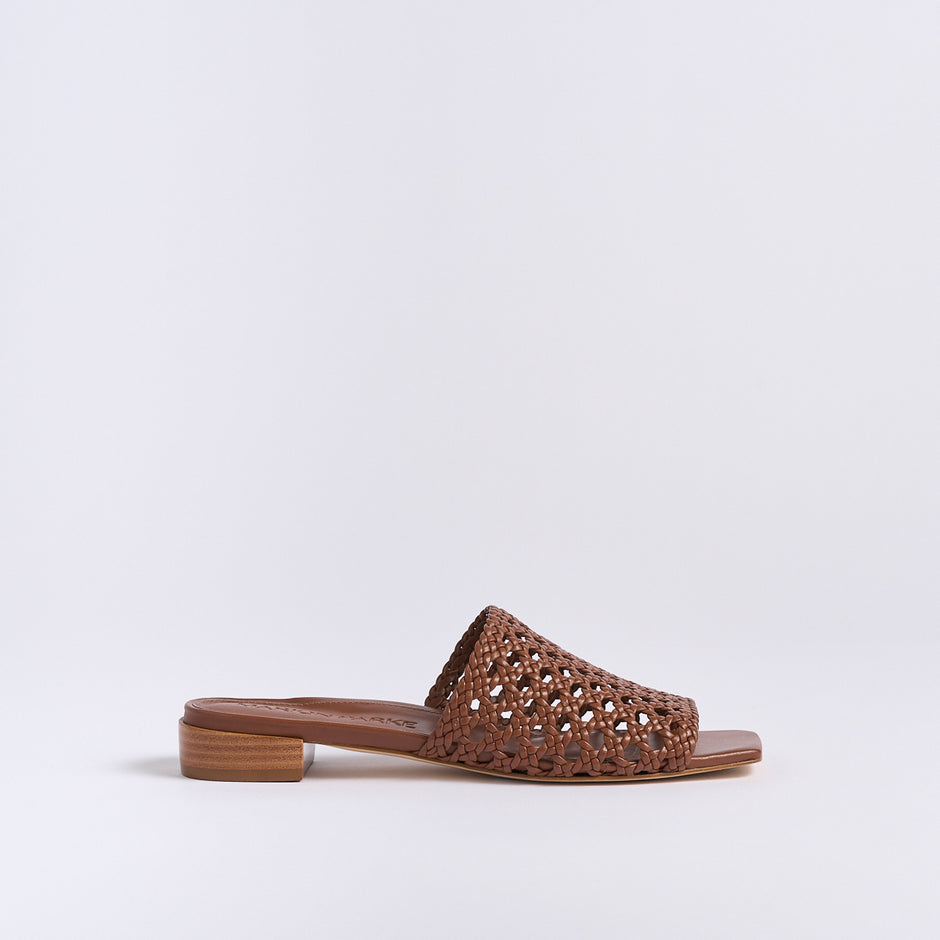 Sabrina Flat Sandal | Luggage