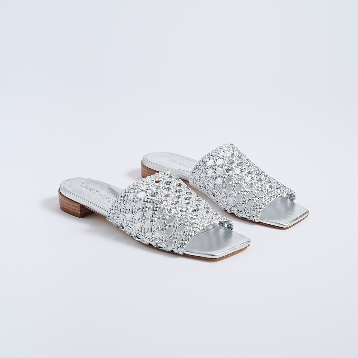 Sabrina Flat Sandal | Silver