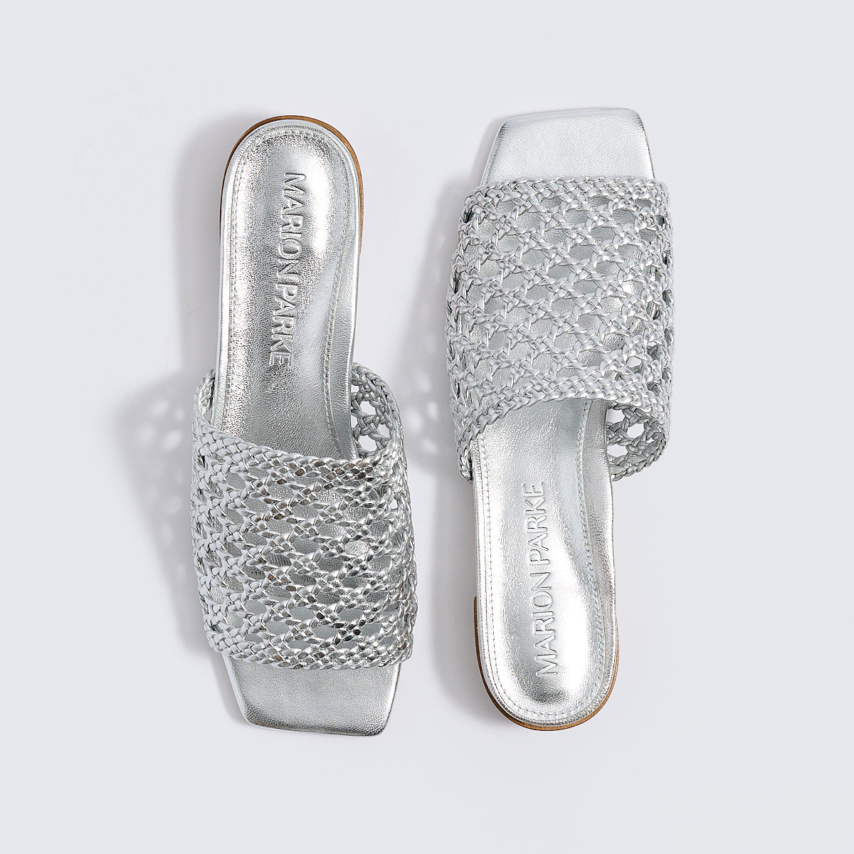 Sabrina Flat Sandal | Silver