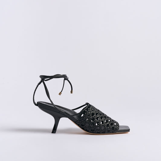 Sabrina Kitten Heel | Black