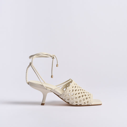 Sabrina Kitten Heel | Ivory