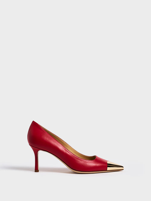 Ava Pump | Lipstick Red Nappa