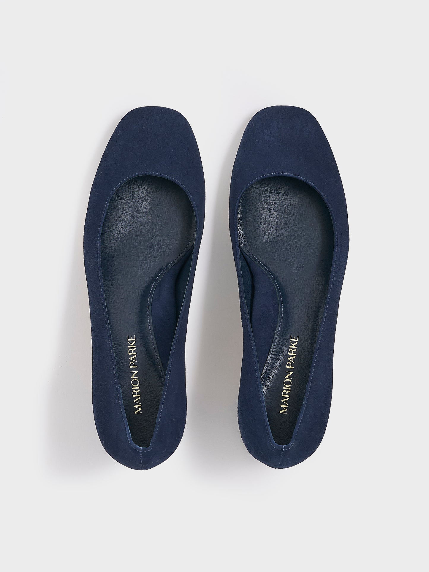 Block Heel Pump 60 | Navy Suede