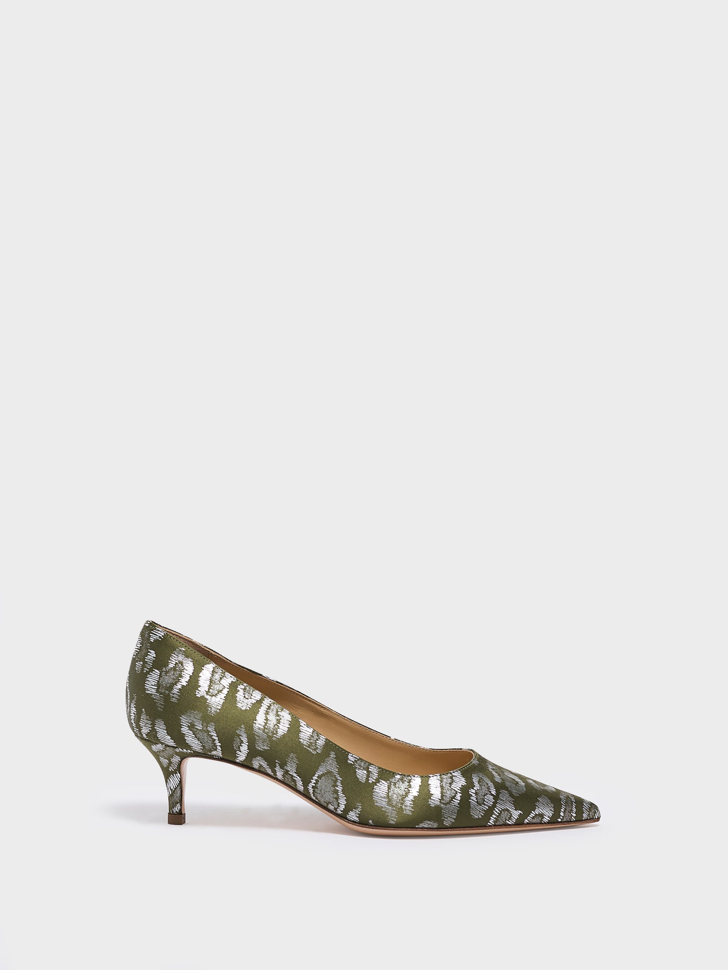 Classic Pump 45 | Green Leopard