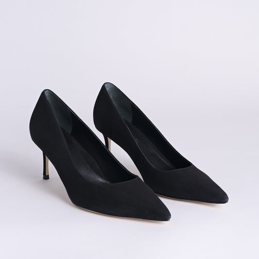 Classic Pump 70 | Black Suede