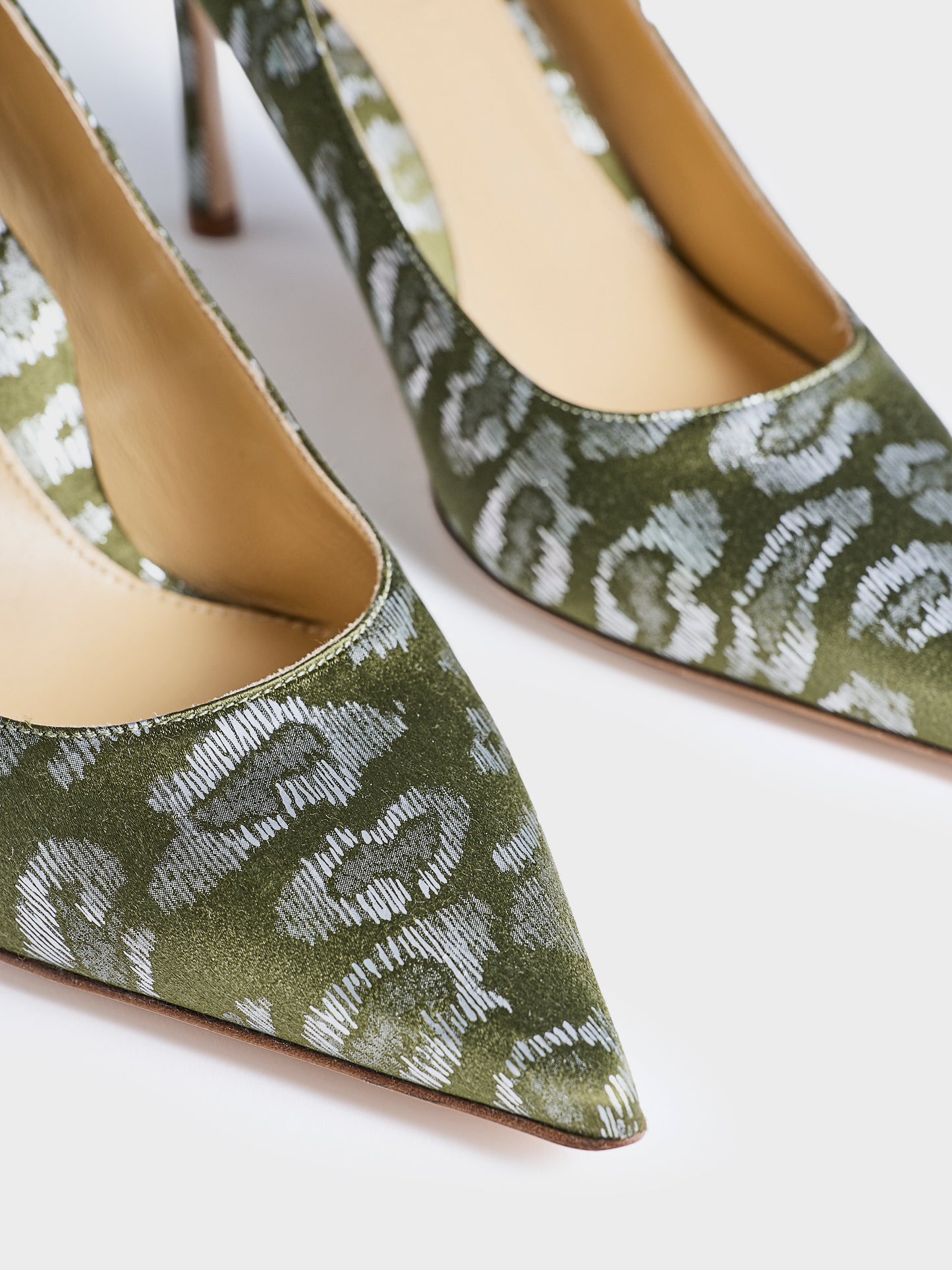Classic Pump 85 | Green Leopard