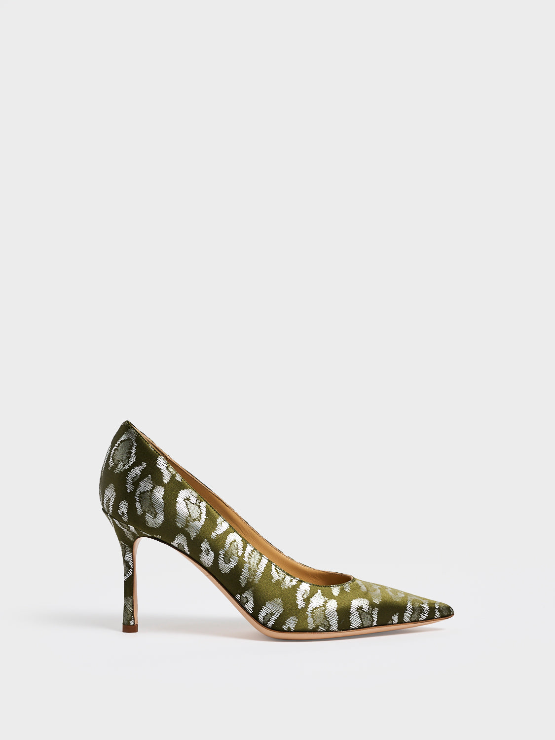 Classic Pump 85 | Green Leopard