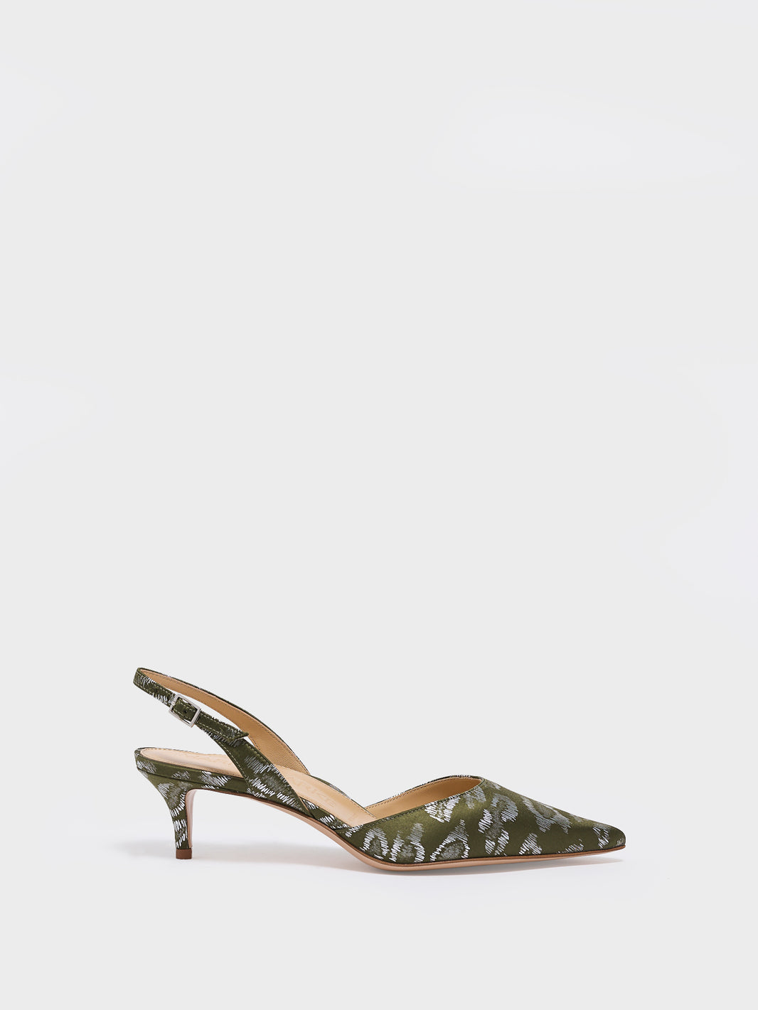 Classic Slingback 45 | Green Leopard