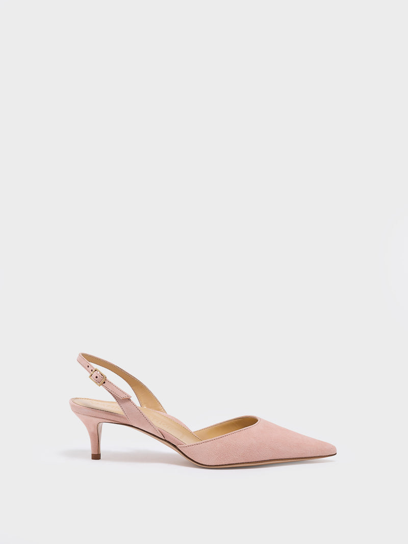 Classic Slingback 45 | Powder Suede