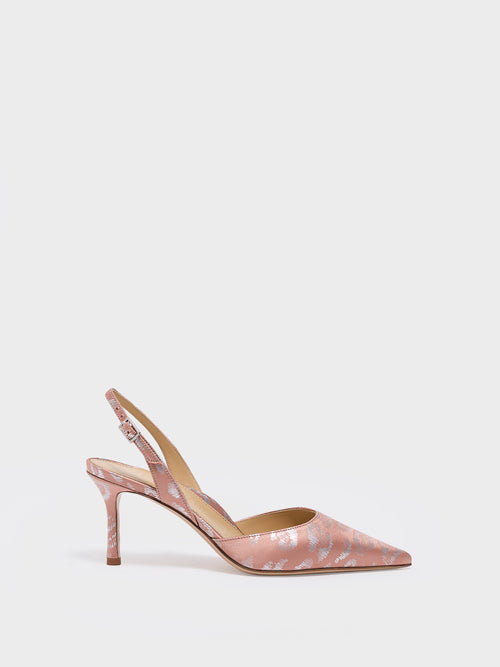 Classic Slingback 70 | Blush Leopard