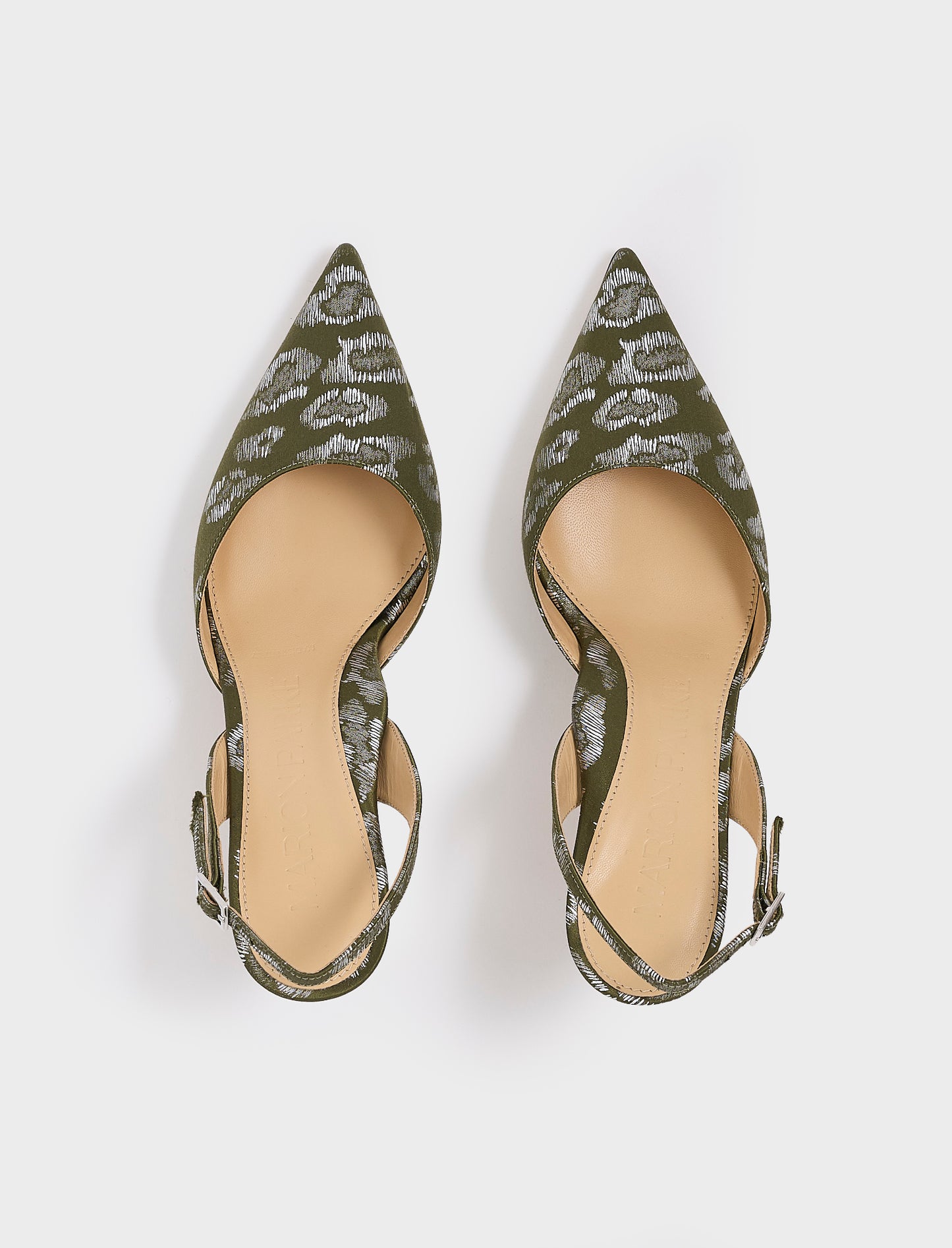 Classic Slingback 70 | Green Leopard