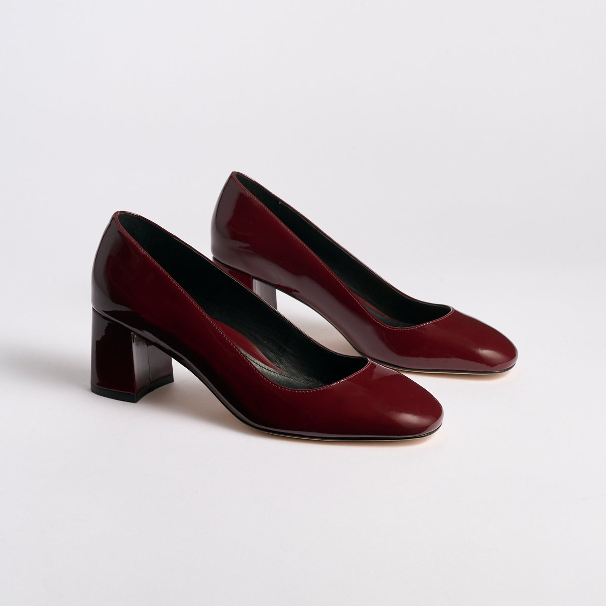 Block Heel Pump 60 | Bordeaux