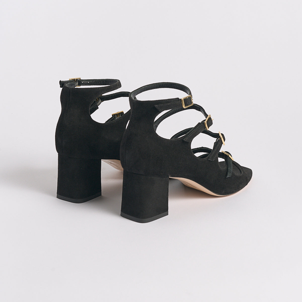 Francine Block Sandal | Black