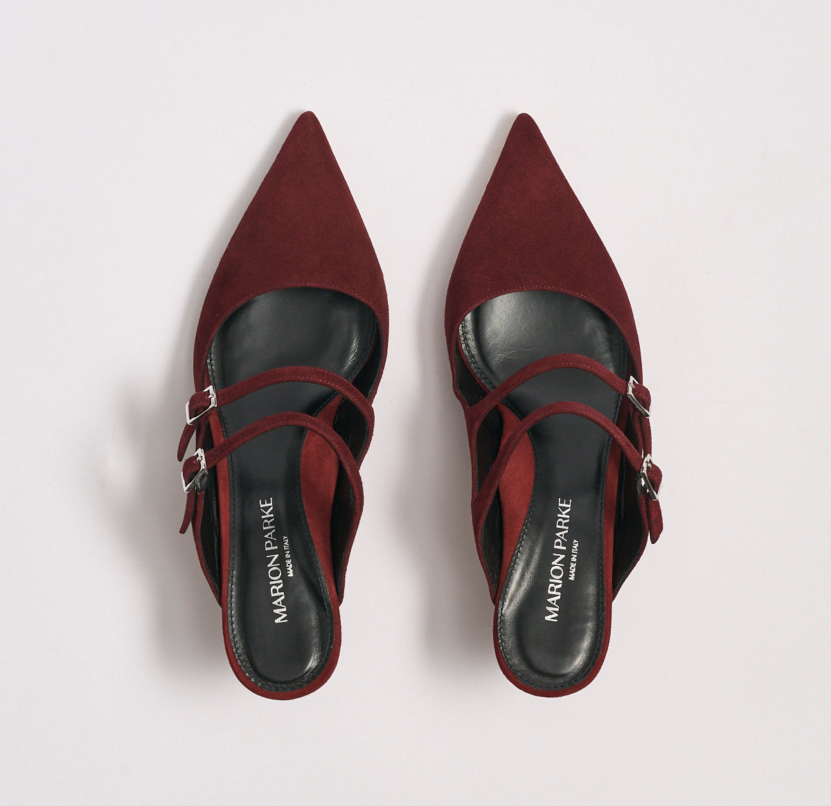 Francine Mule | Burgundy Suede