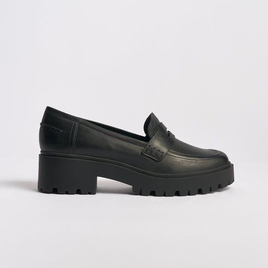 Sabine Lug Loafer | Black