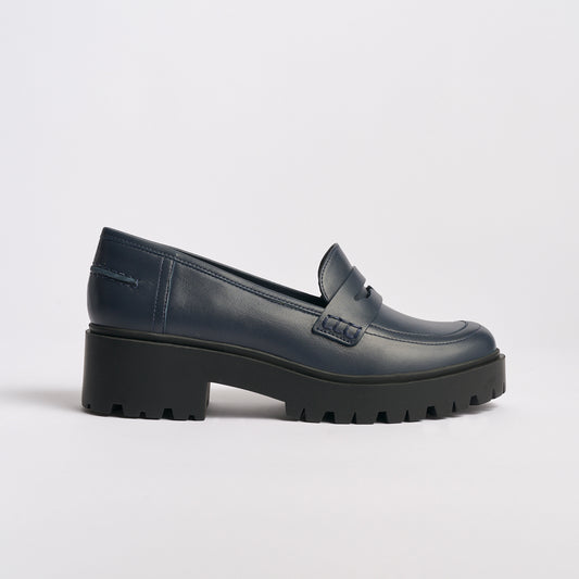 Sabine Lug Loafer | Navy