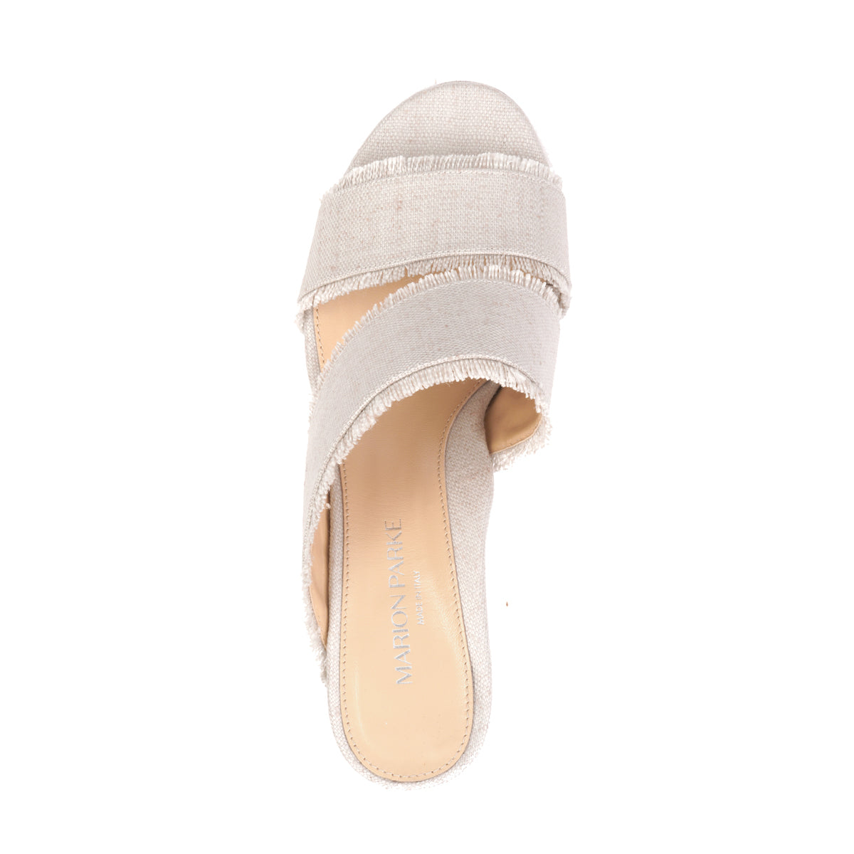 Cecilia 60 Sandal | Natural Linen