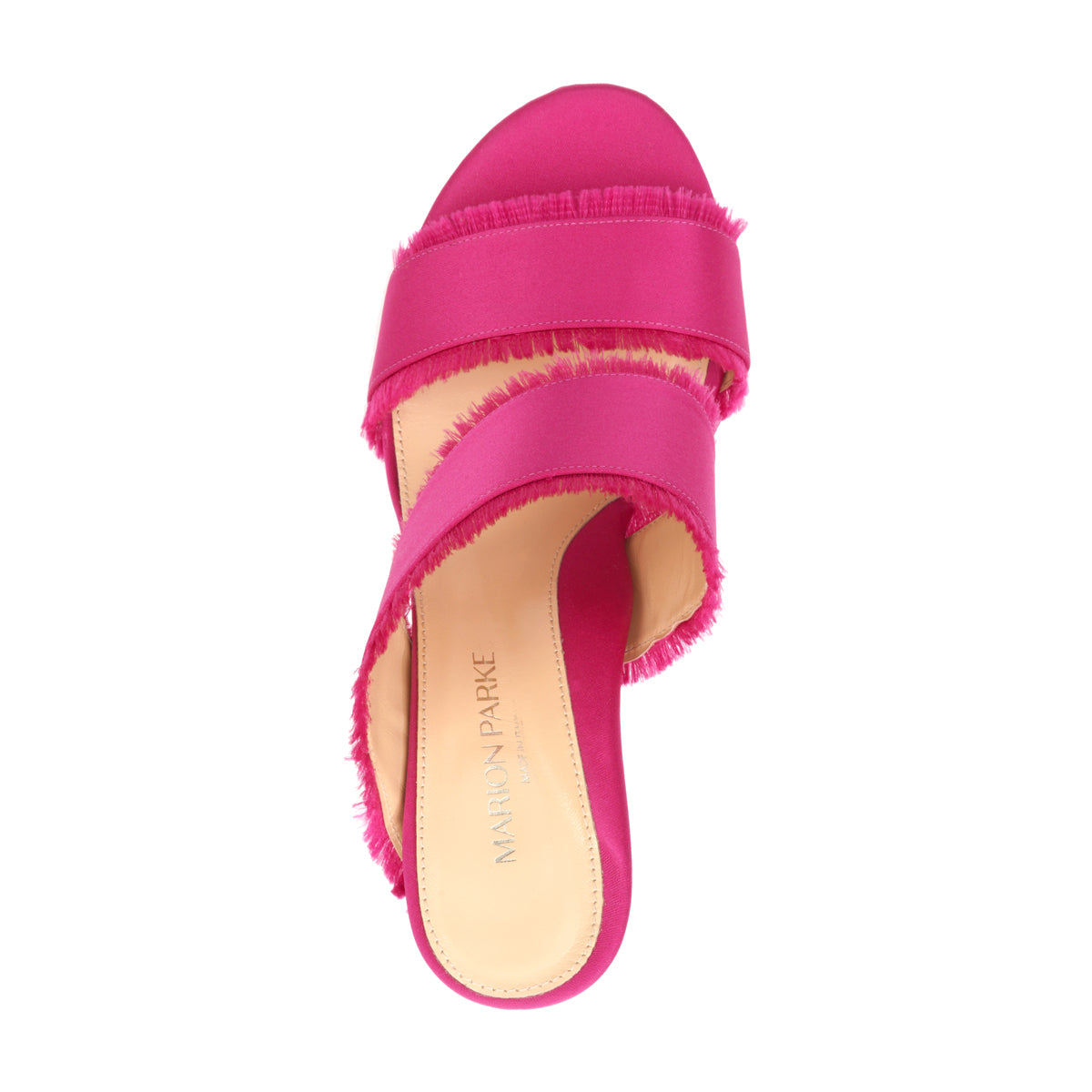 Cecilia 85 Sandal | Magenta Satin