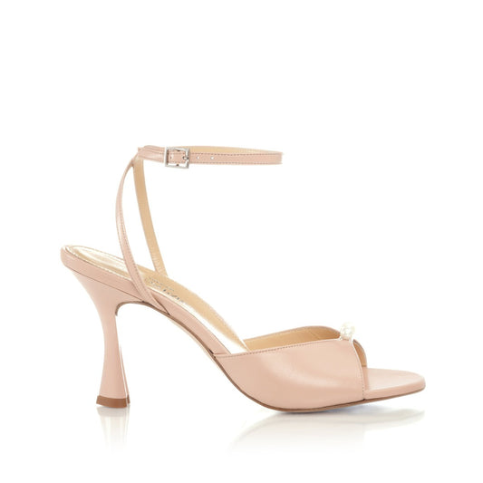 Liza 85 Sandal | Powder Nappa